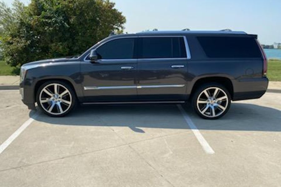 Charcoal Grey Cadillac Escalade XL