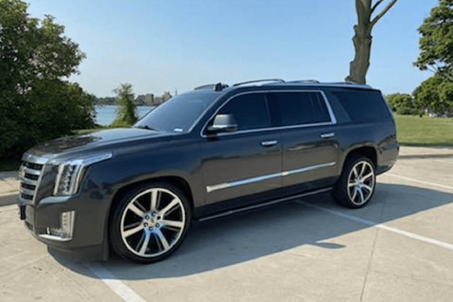 Charcoal Grey Cadillac Escalade XL